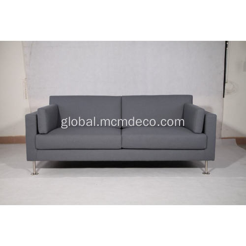 Grey Fabric Sofa Living Room Park Fabric Sofa Manufactory